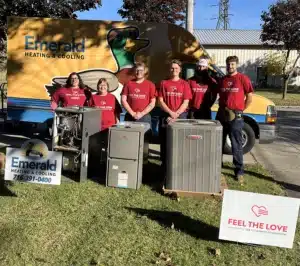 Feel the love winner with new HVAC system