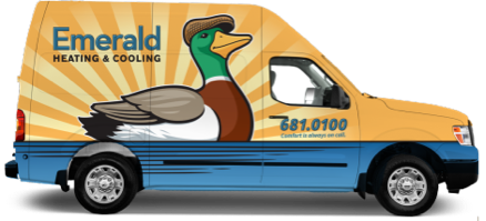 Emerald service truck