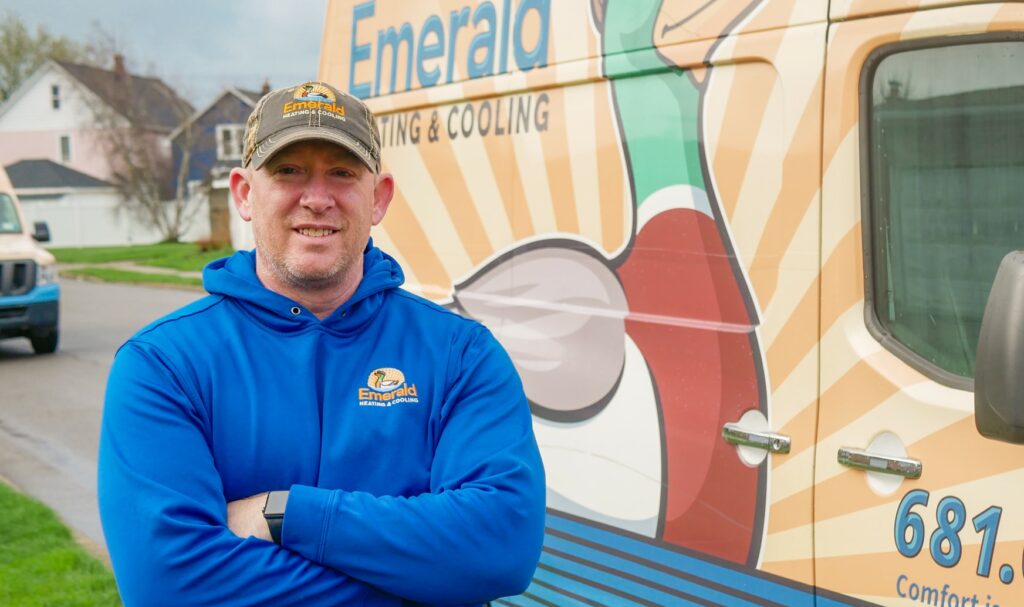 emerald service truck tankless water heaters depew heating and cooling